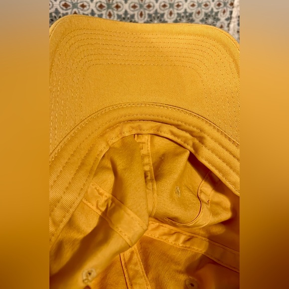 FAHRENHEIT HEADWEAR AGM monogram golden yellow ball cap hat - Picture 7 of 16